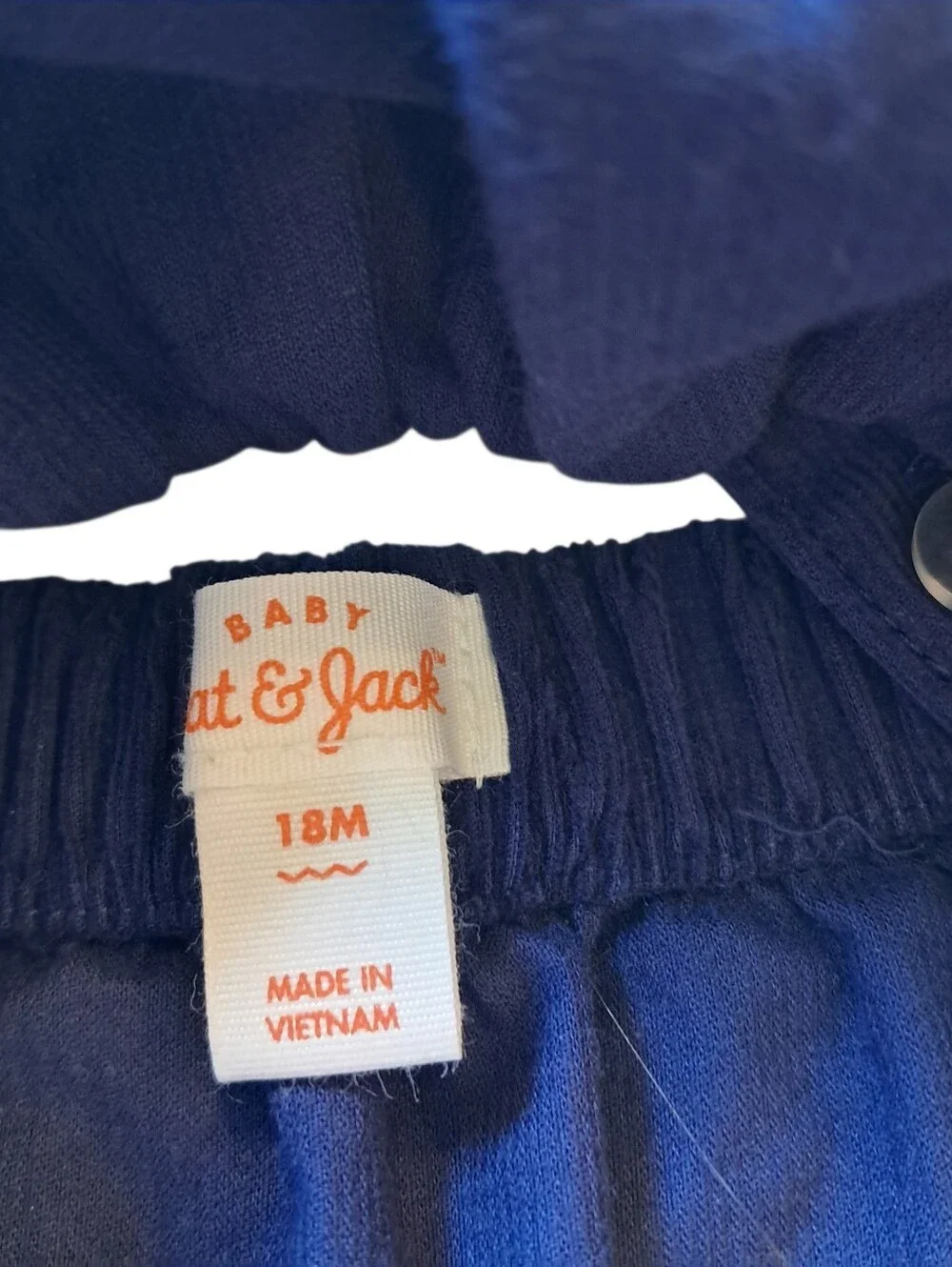 Cat & Jack Navy Blue Corduroy Pinafore Size 18 Months
